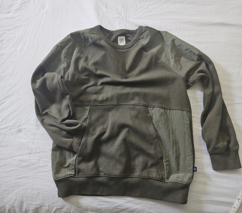 Men's Olive Crewneck Sweater